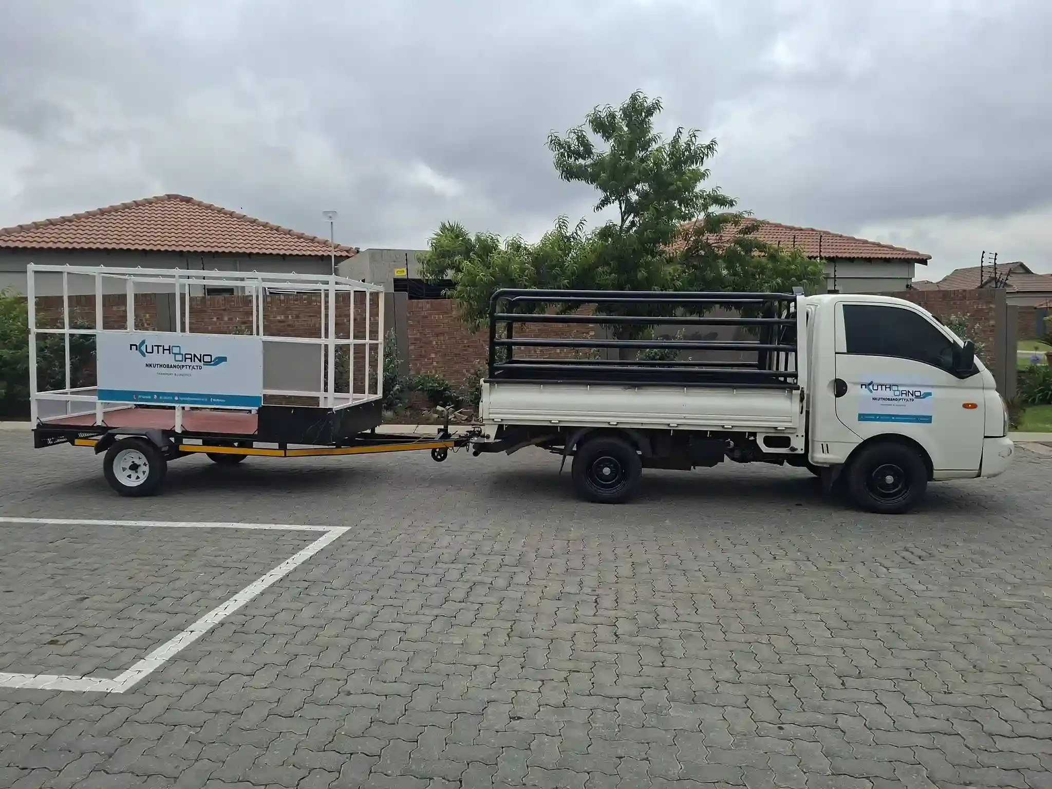 Nkuthobano fleet trucks and transport logistics operations